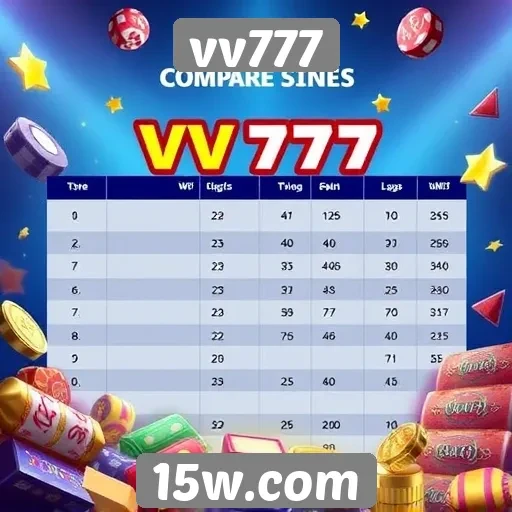 Comparativo entre vv777 e outros sites de jogos populares